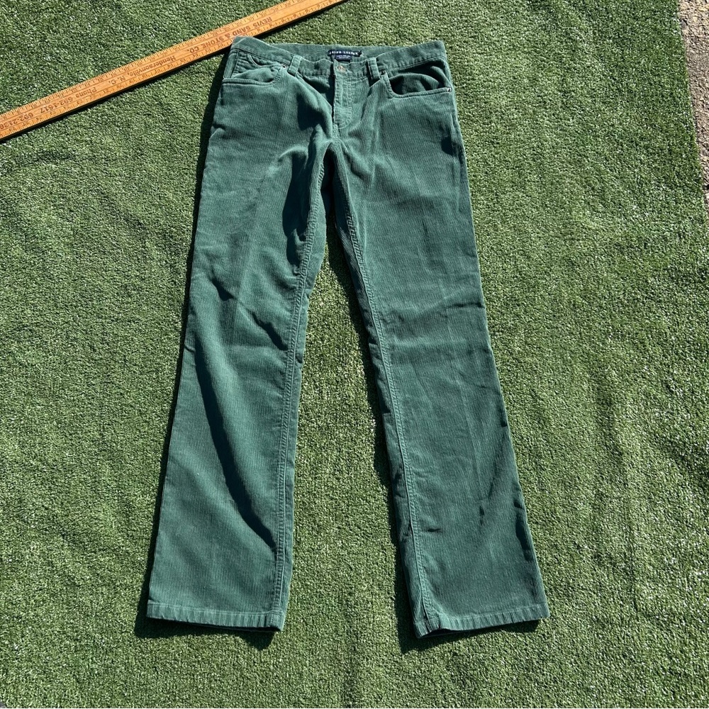 Women's Green Corduroy Pants